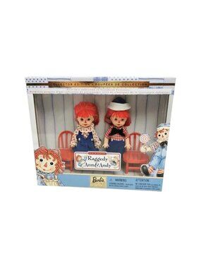 Raggedy  Anne Andy Mattel Kelly Tommy Barbie Storybook Chairs Perfect in Box